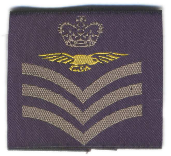 Rank Slide - RAF Flight Sergeant Aircrew